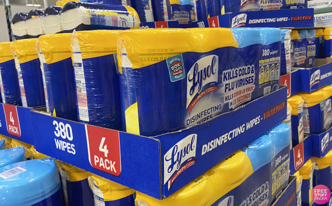 Lysol Disinfecting Wipes 4 Pack