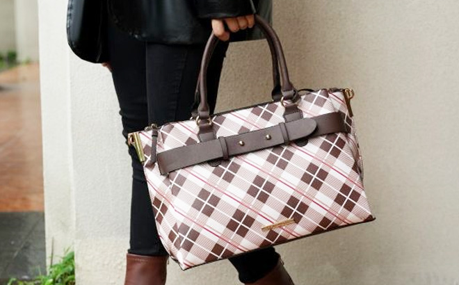 MKF Vivian Leather Womens Satchel Handbag