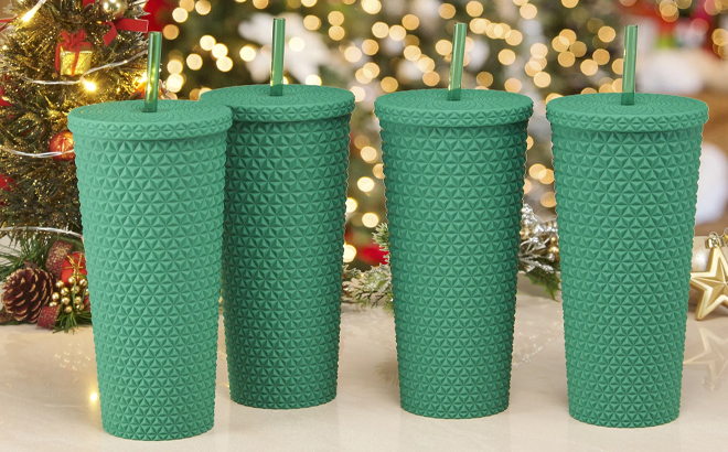 https://www.freestufffinder.com/wp-content/uploads/2023/10/Mainstays-4-Pack-Plastic-Textured-Tumbler-with-Straw-in-Soft-Touch-Green.jpg