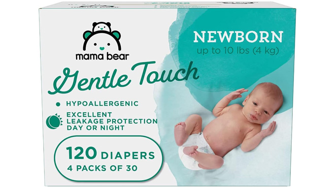 Mama Bear Gentle Touch Diapers 120 Count