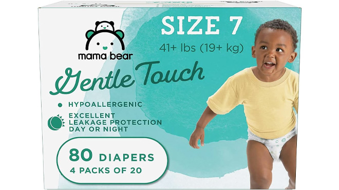 Mama Bear Gentle Touch Diapers 80 Count