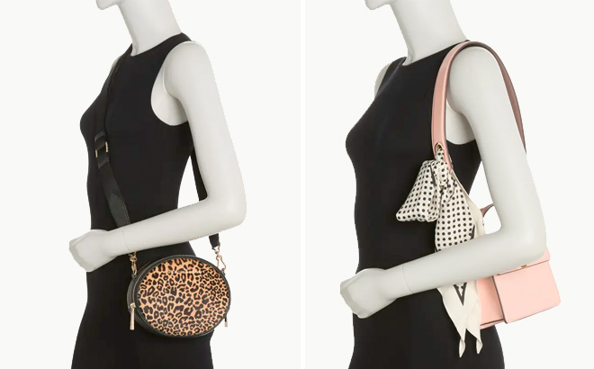 Marc Jacobs Animal Print Leather Crossbody Bag and Downtown Shoulder Bag