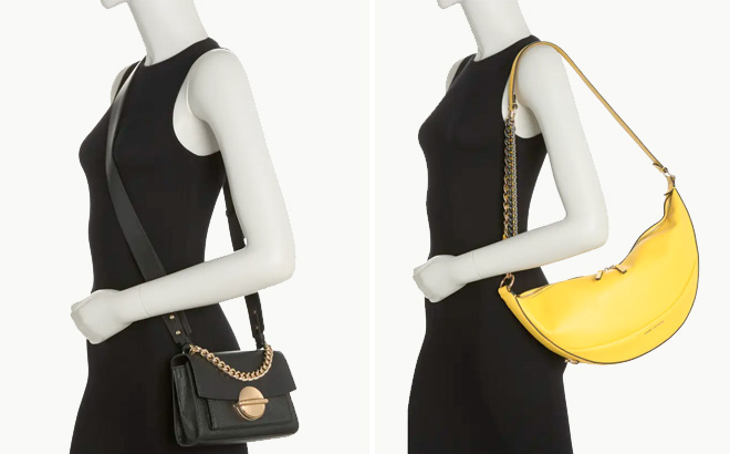 Marc Jacobs The Leather Crossbody Bag and The Eclipse Leather Shoulder Bags
