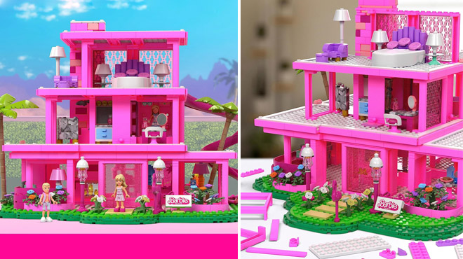 Mega Barbie The Movie Dreamhouse 1795 Piece Set
