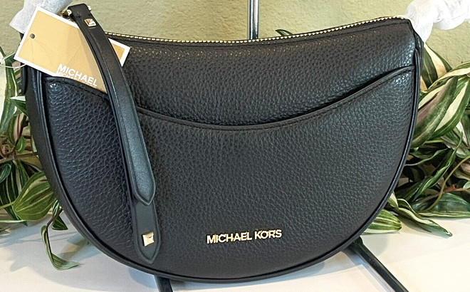 Michael Kors Dover Small Leather Crossbody Bag