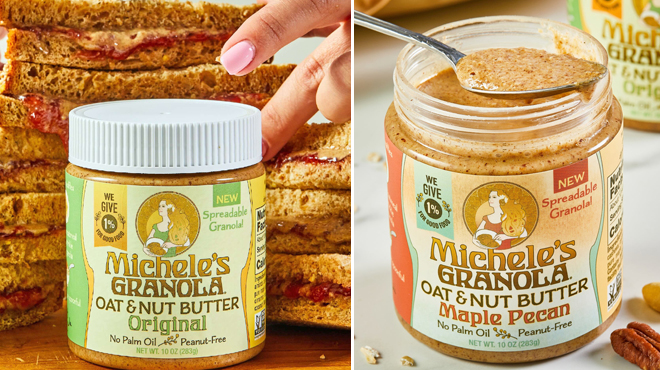 Micheles Granola Oat Nut Butter in Two Flavors
