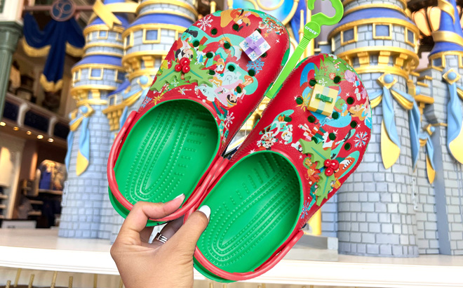 Mickey Mouse and Friends Holiday Crocs Clogs