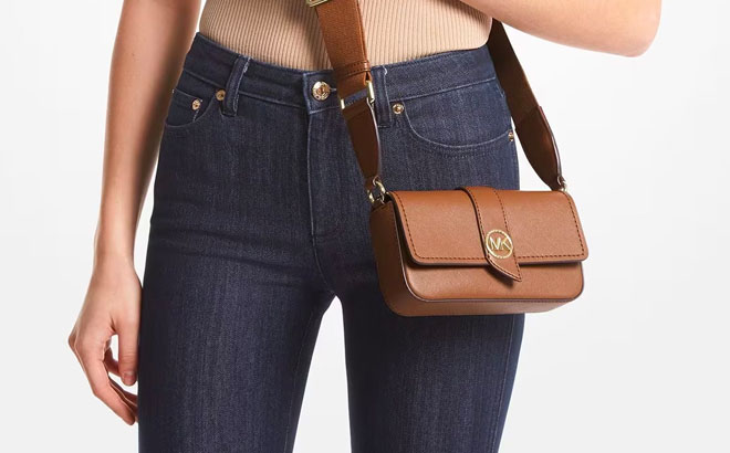 Model Wearing Michael Kors Bag