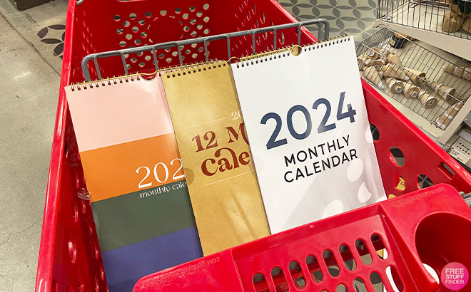 Monthly Calendars for 2024 in Cart
