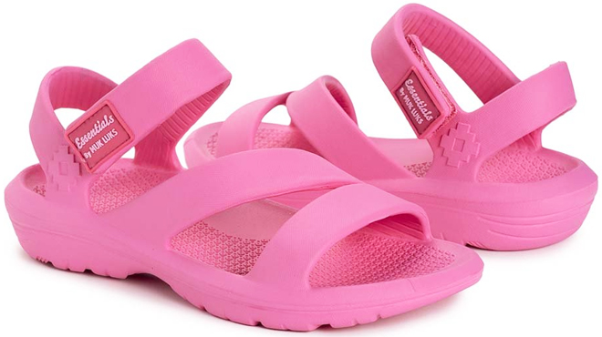 Muk Luks Essentials Womens Sandal in Pink Guava Color