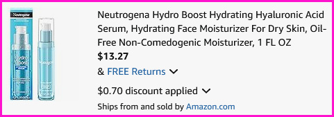 Neutrogena Serum Checkiut Screen Neutrogena Serum Checkiut Screen