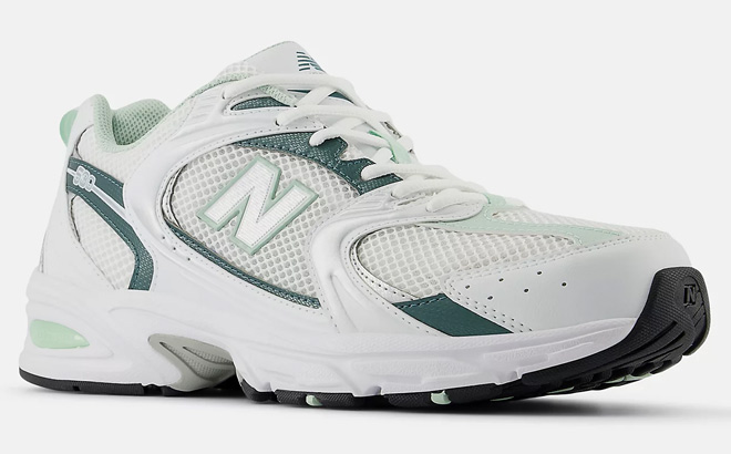 New Balance 530 Shoesin White Green
