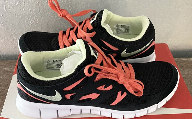 Nike Free Run 2 Womens Shoes in Magic Ember Color