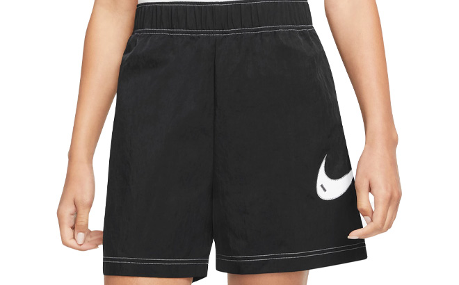 Nike Womens Swoosh Woven Easy Shorts 1