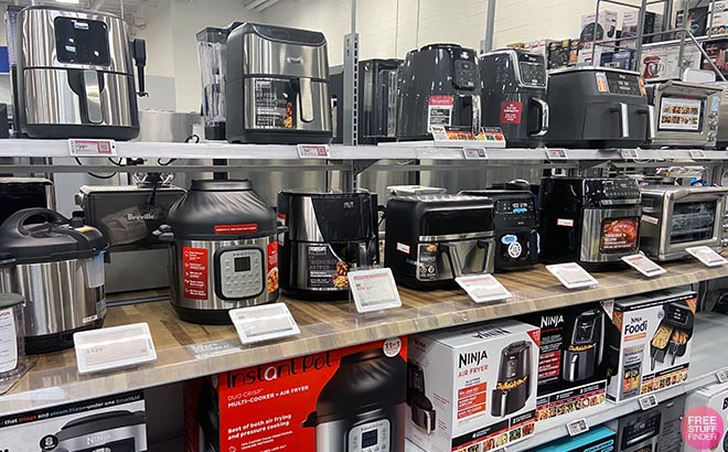 Ninja Kitchen Appliances in shelf at Best Buy