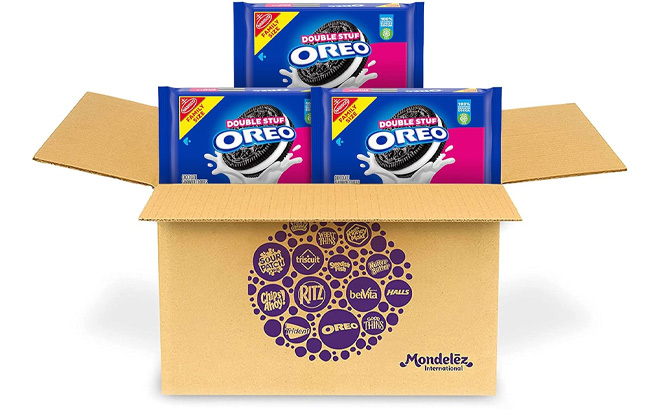 OREO Double Stuf Chocolate Sandwich Cookies in the Box