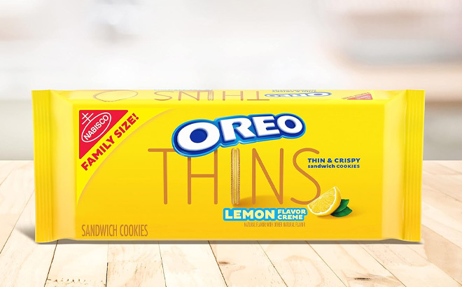 OREO Thins Lemon Creme Sandwich Cookies
