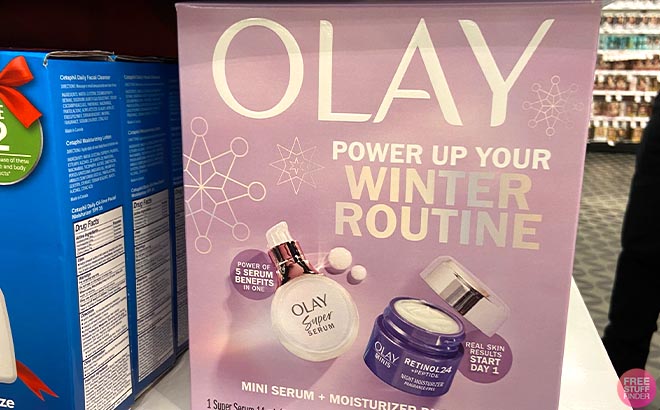 Olay Skin Care Gift Set in shelf