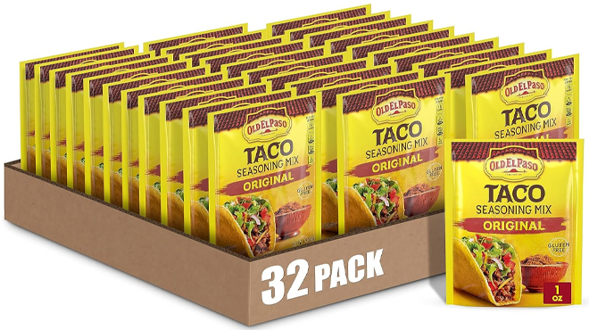 Old El Paso Taco Seasoning Mix Pack of 32