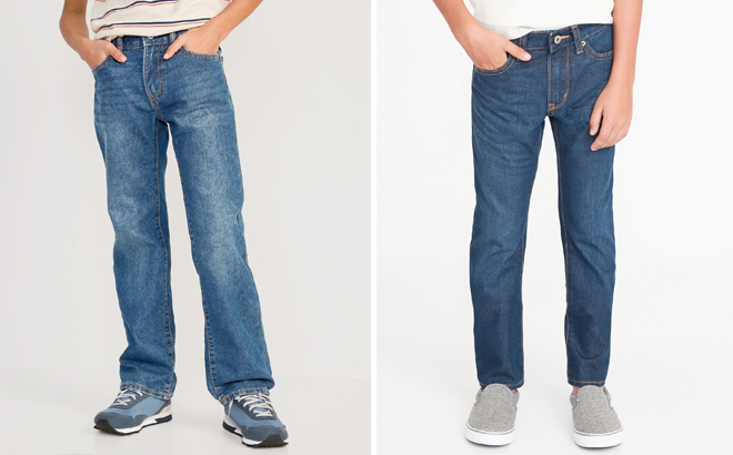 Old Navy Boys Wow Straight Non Stretch Jeans and Wow Skinny Non Stretch Jeans
