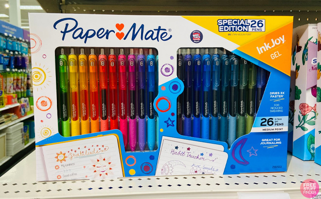 Paper Mate Inkjoy Gel Pens 26 Count on Shelf at Target