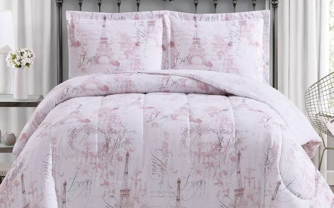 Paris 3 Piece Comforter Set Paris 3 Piece Comforter Set