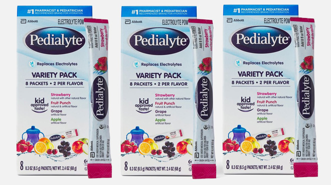 Pedialyte Electrolyte Powder Packet 24 Count