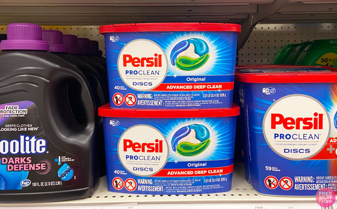 Persil Pro Clean Pacs 40 Count on a Target Shelf