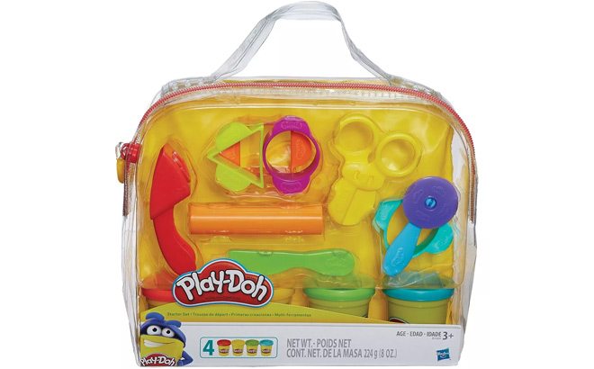 Play Doh Starter Set on a Plain Background Play Doh Starter Set on a Plain Background