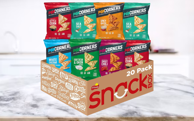 PopCorners Popped Corn Snacks Variety Pack 