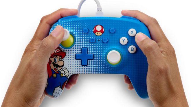 PowerA Enhanced Wired Controller for Nintendo Switch Mario Pop Art