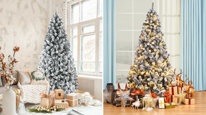 Premium Snow Green Pine Artificial Christmas Tree