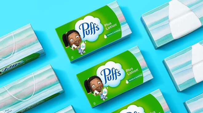 Puffs Plus Lotion 992 Count Facial Tissues