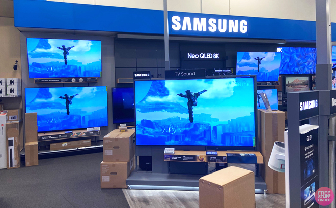 Samsung TVs in different sizes Overview