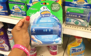 Scrubbing Bubbles Toilet Cleaning Stamps