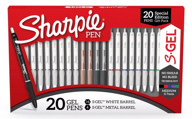Sharpie 20 Piece S Gel Medium Tip Pens
