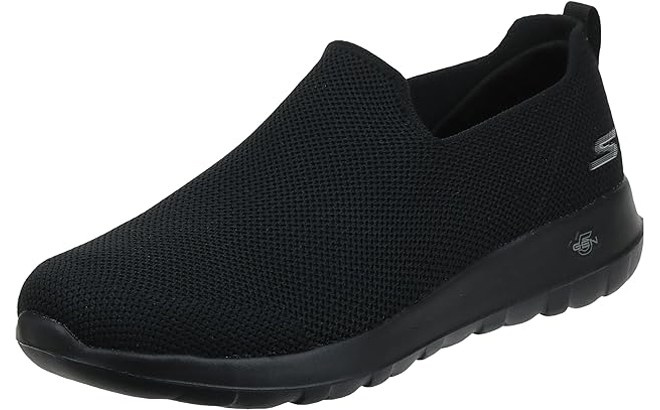 Sketchers Mens Go Max Athletic Air Mesh Shoes Black Black Black Color