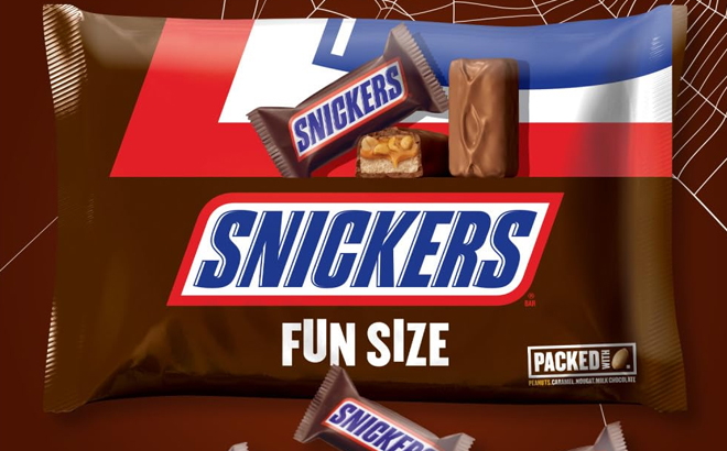 Snickers Fun Size Original Chocolate Bars Candy Bag