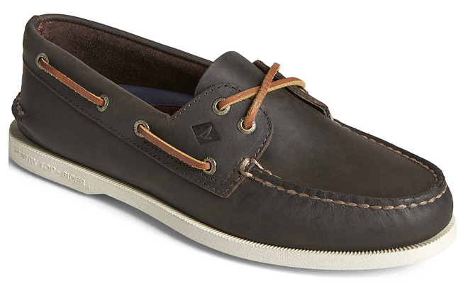 Sperry Mens Authentic Original Boat Shoesm in Brown 1