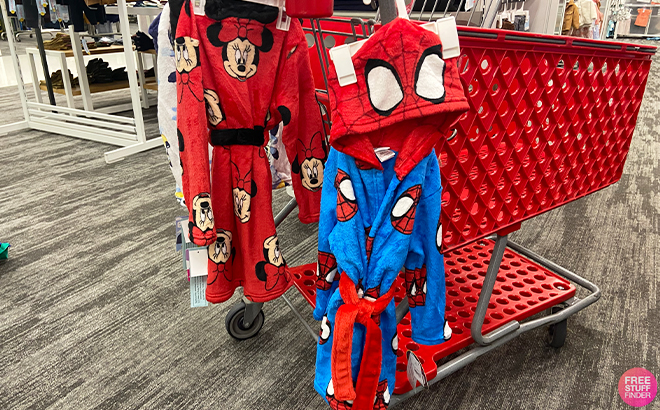 Spider Man Toddler Boys Cosplay Hooded Robe
