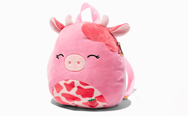 Squishmallows Pink Cow Backpack Squishmallows Pink Cow Backpack