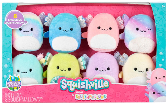 Squishville Plush 8 Pack Axolotl Squad