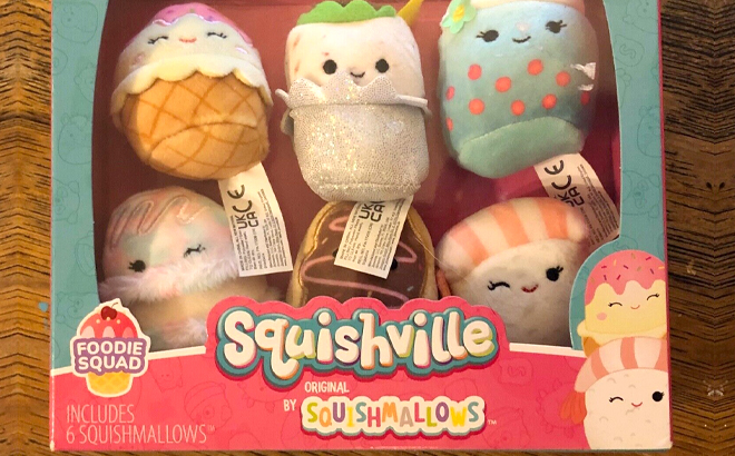Squishville by Squishmallows Foodie Squad 6 Pack
