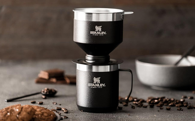 Stanley Perfect Brew Pour Over Set with Camp Mug Reusable Filter
