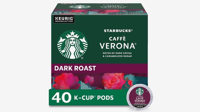 Starbucks K Cup Coffee Pods 40 Count