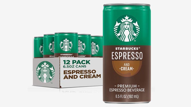 Starbucks Ready to Drink Coffee 12 Pack Espresso and Cream