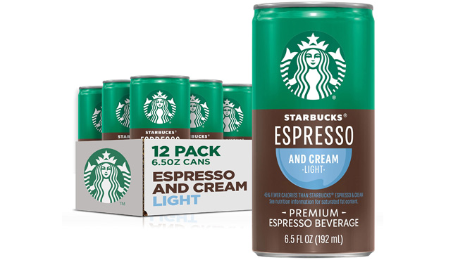 Starbucks Ready to Drink Coffee Espresso Cream Light