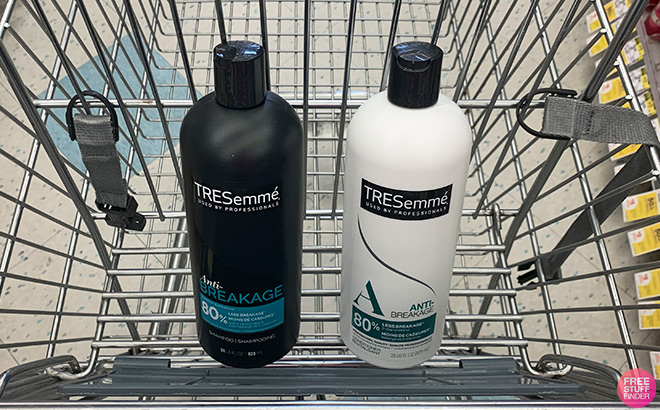 TRESemme Shampoo and Conditioner at the Cart