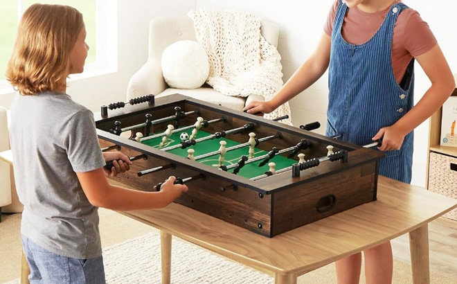 Tabletop Foosball Table 40-Inch