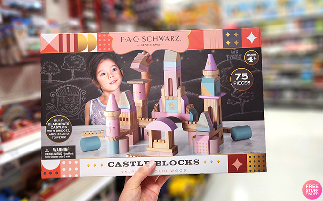 Target FAO Schwarz Medieval Princesses Wooden Castle Building Blocks
